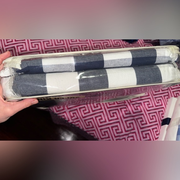 CAMILLE   Duvet Set Navy And White / Super King - Picture 12 of 17